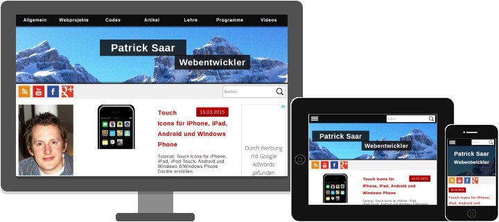 Webseite www.patrick-saar.de